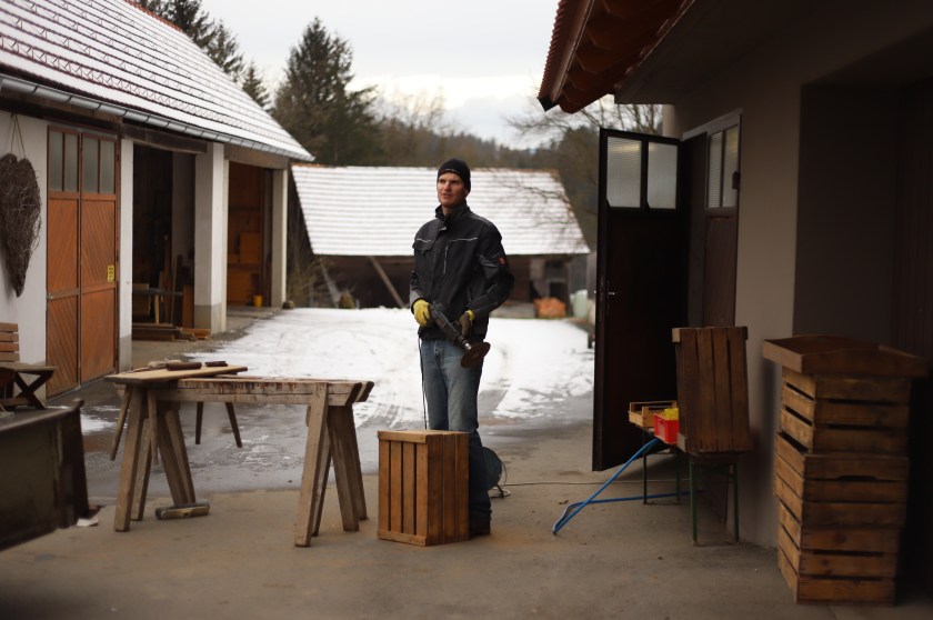 Martin bei der Arbeit