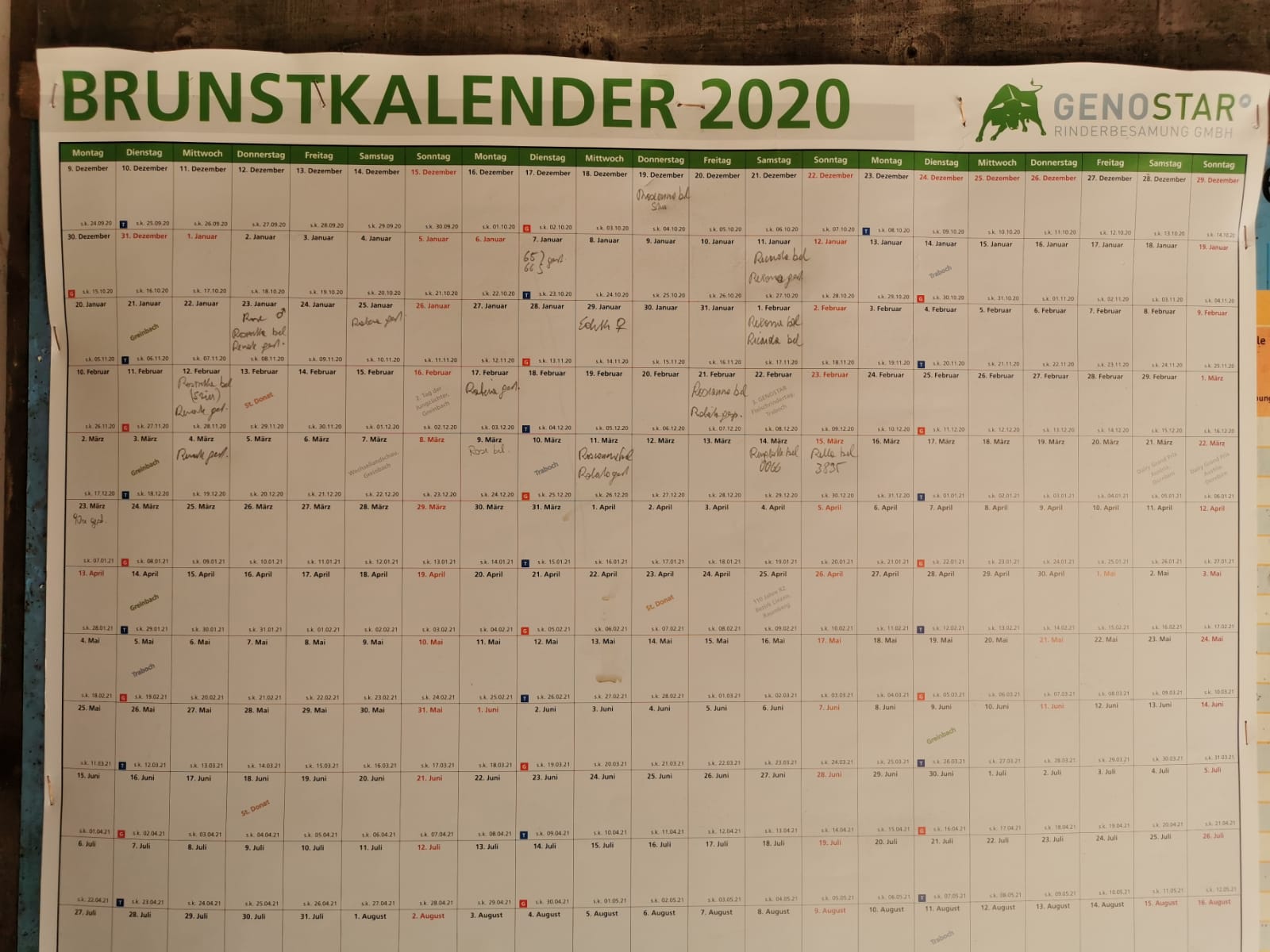 Brunstkalender